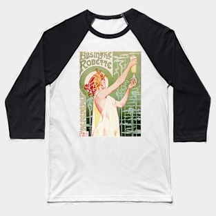 Absinthe Robette, Mucha Baseball T-Shirt